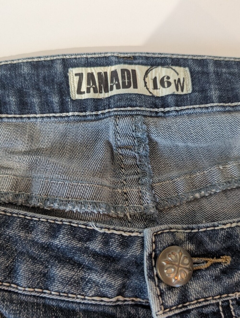 Vintage Zanadi Boot Cut Jeans Y2K Plus  SZ 16W RN 15099 - Picture 2 of 5